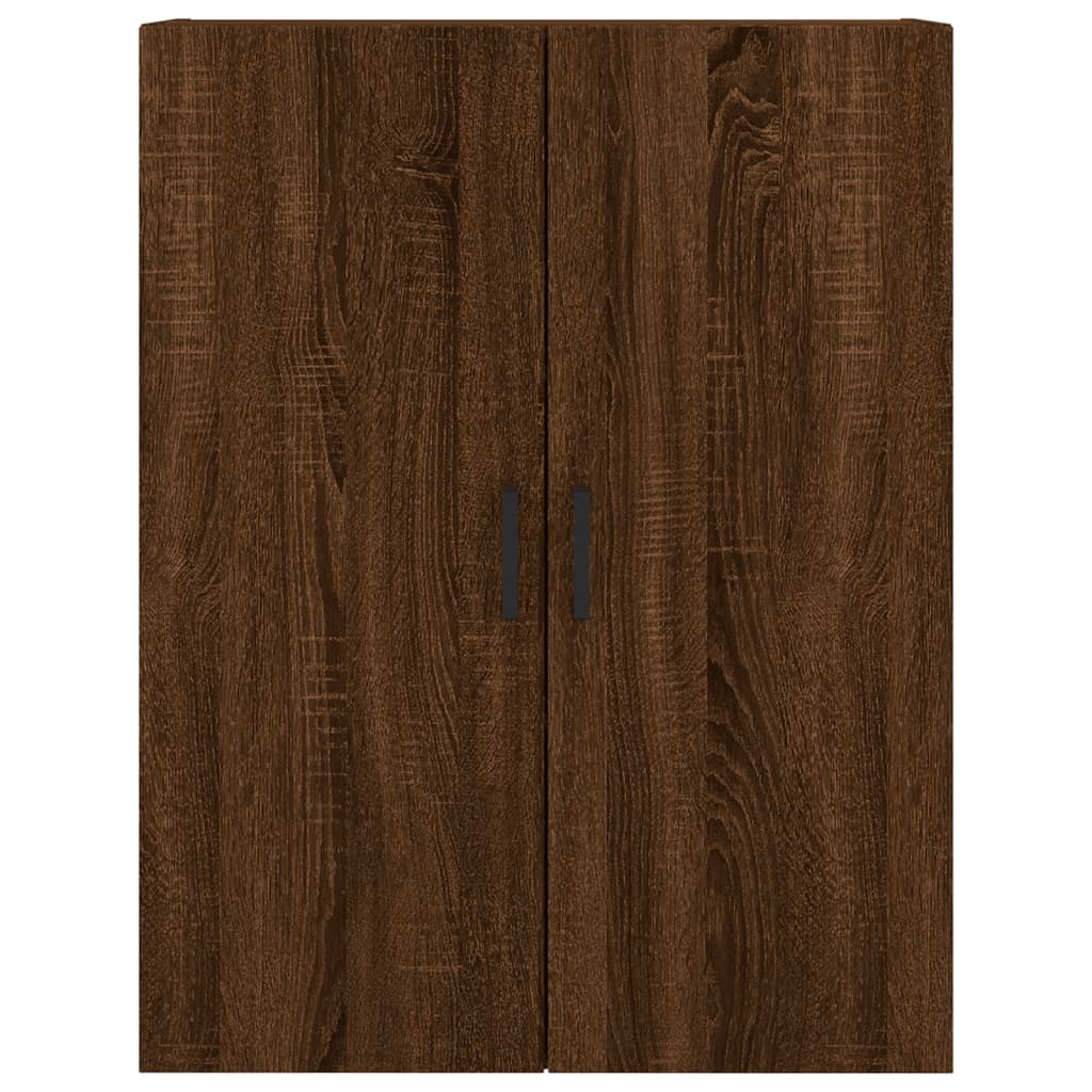 Armoire murale chêne marron 69,5x34x90 cm