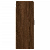 Armoire murale chêne marron 69,5x34x90 cm