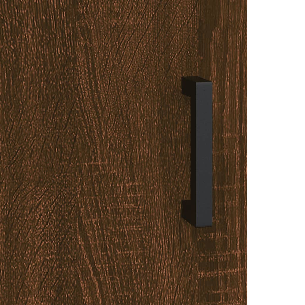 Armoire murale chêne marron 69,5x34x90 cm