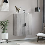 Armoire murale sonoma gris 69,5x34x90 cm