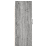 Armoire murale sonoma gris 69,5x34x90 cm