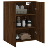 Wandschrank aus brauner Eiche, 69,5 x 34 x 90 cm