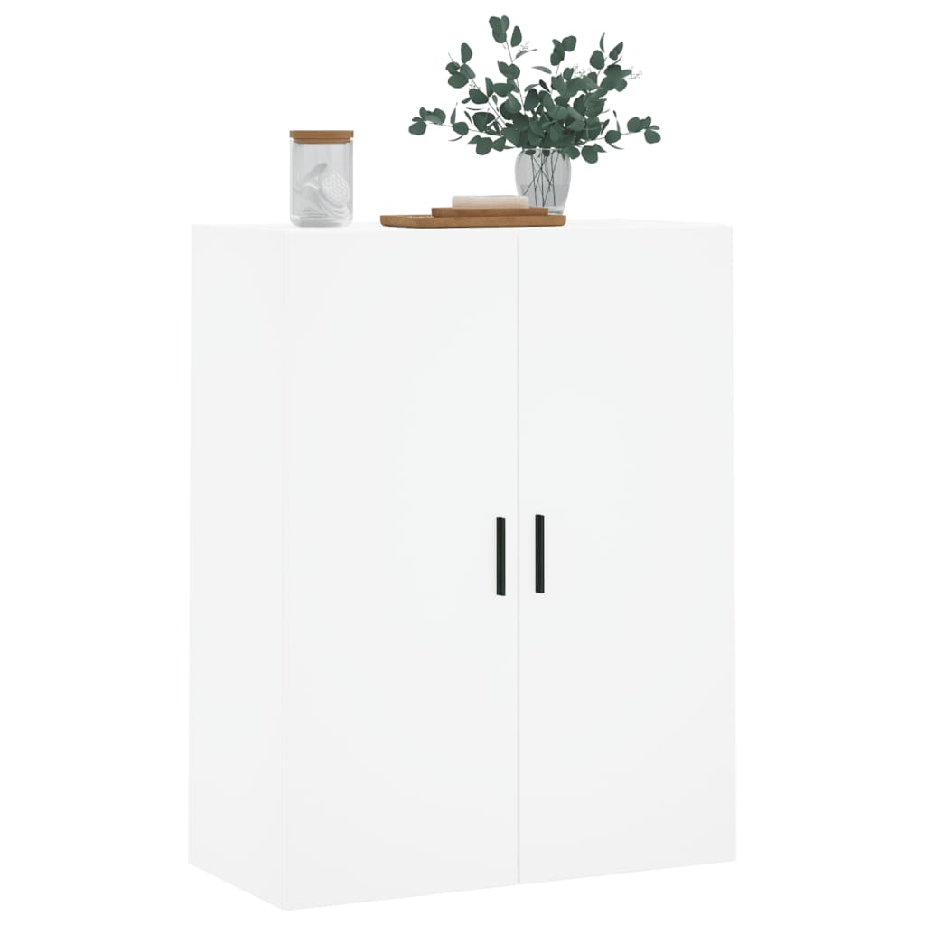 Armoire murale blanc 69,5x34x90 cm