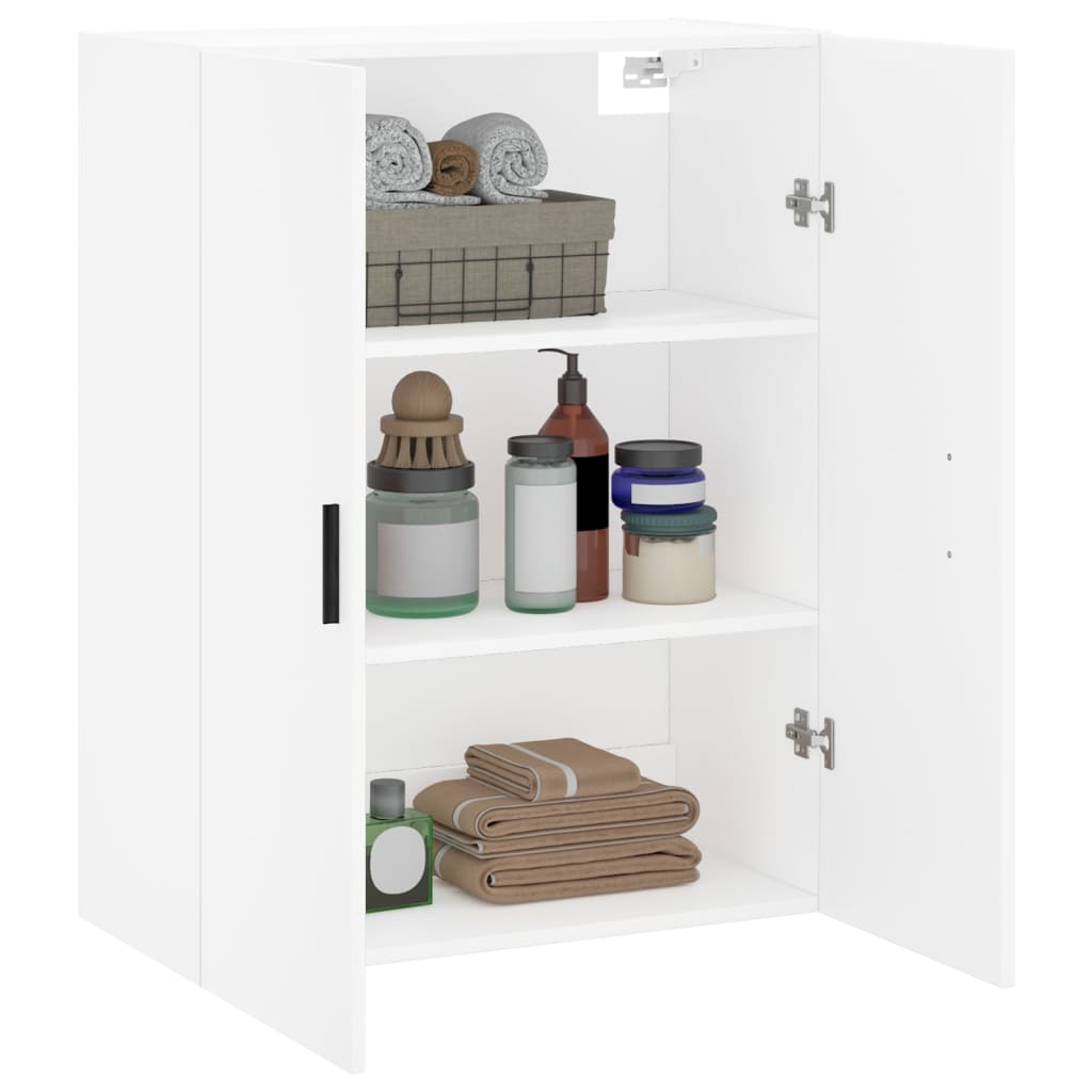 Weißer Wandschrank 69,5x34x90 cm