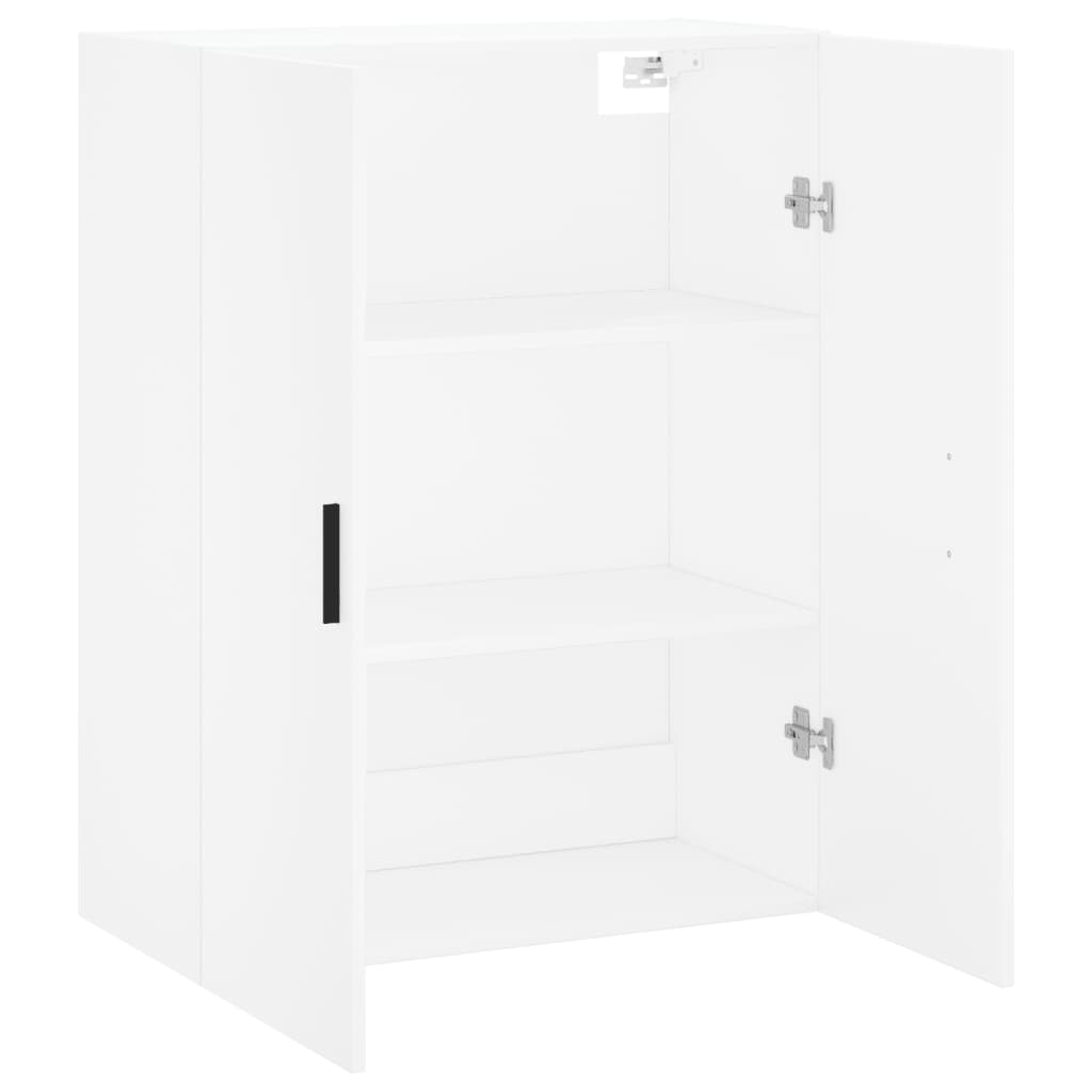 Armoire murale blanc 69,5x34x90 cm