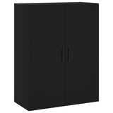 Black wall cabinet 69.5x34x90 cm