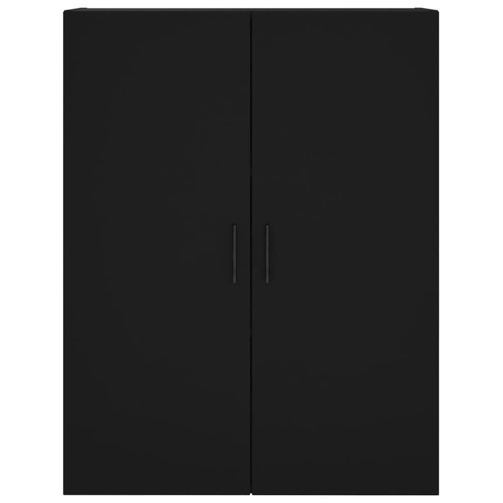 Black wall cabinet 69.5x34x90 cm