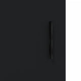 Black wall cabinet 69.5x34x90 cm