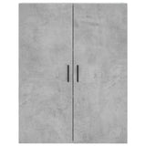 Betongrauer Wandschrank 69,5x34x90 cm