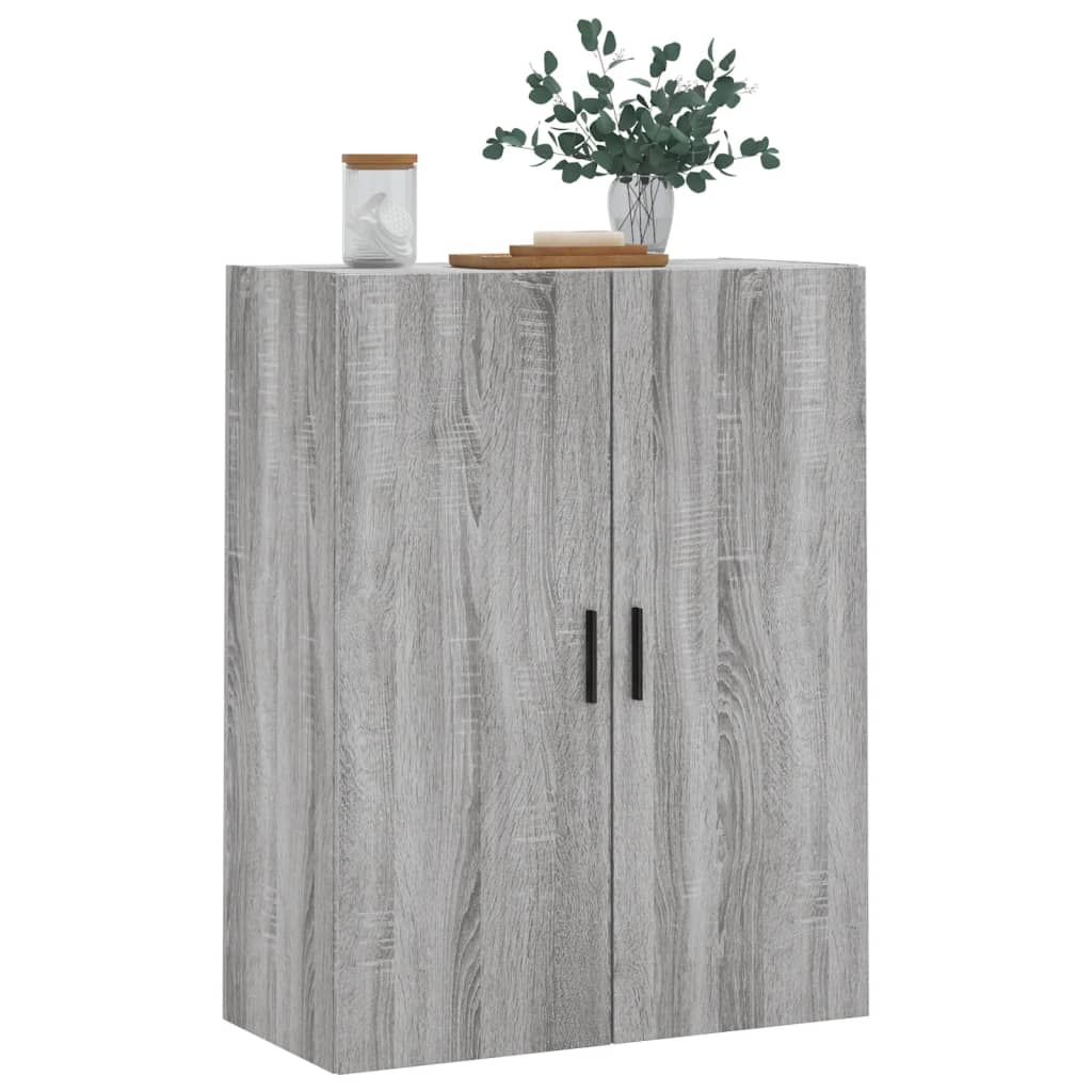 Armoire murale sonoma gris 69,5x34x90 cm