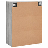 Armoire murale sonoma gris 69,5x34x90 cm