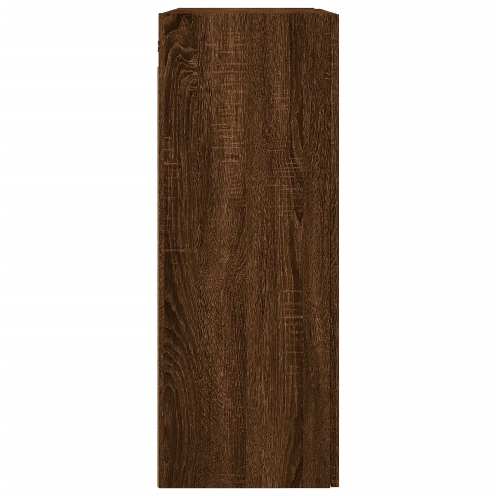 Armoire murale chêne marron 69,5x34x90 cm