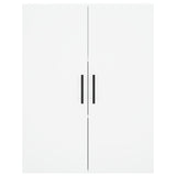 Armoire murale blanc 69,5x34x90 cm