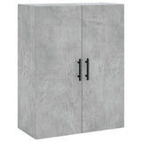 Armoire murale gris béton 69,5x34x90 cm