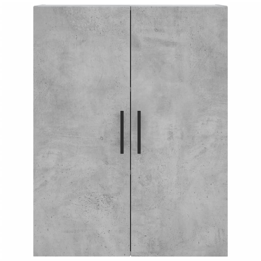 Betongrauer Wandschrank 69,5x34x90 cm