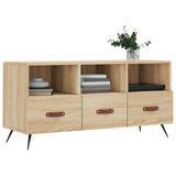 Meuble TV chêne sonoma 102x36x50 cm bois d'ingénierie