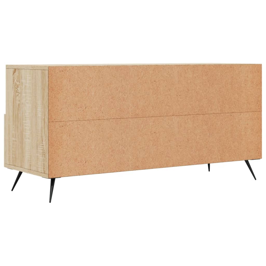 Meuble TV chêne sonoma 102x36x50 cm bois d'ingénierie