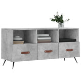 Concrete gray TV cabinet 102x36x50 cm engineered wood