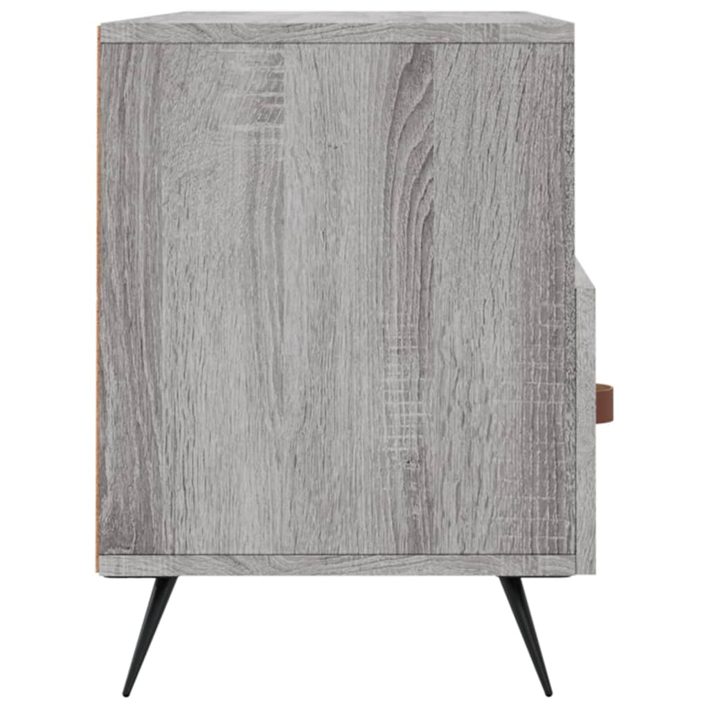 Meuble TV sonoma gris 102x36x50 cm bois d'ingénierie