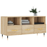 Meuble TV chêne sonoma 102x36x50 cm bois d'ingénierie