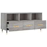 Meuble TV sonoma gris 102x36x50 cm bois d'ingénierie