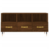 Meuble TV chêne marron 102x36x50 cm bois d'ingénierie