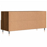 Meuble TV chêne marron 102x36x50 cm bois d'ingénierie