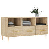 Meuble TV chêne sonoma 102x36x50 cm bois d'ingénierie