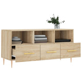 Meuble TV chêne sonoma 102x36x50 cm bois d'ingénierie