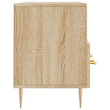 Meuble TV chêne sonoma 102x36x50 cm bois d'ingénierie