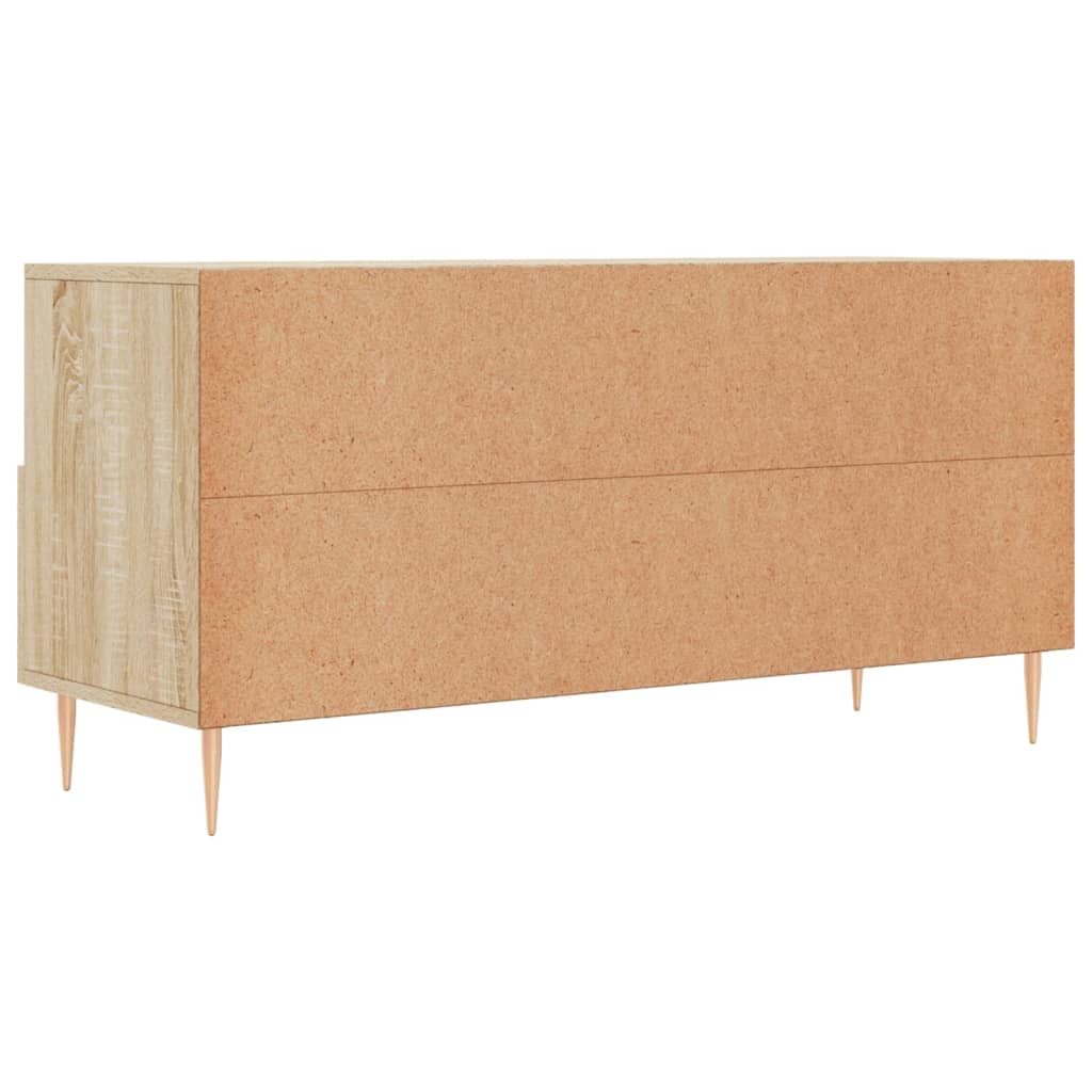 Meuble TV chêne sonoma 102x36x50 cm bois d'ingénierie