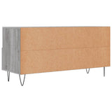 Meuble TV sonoma gris 102x36x50 cm bois d'ingénierie