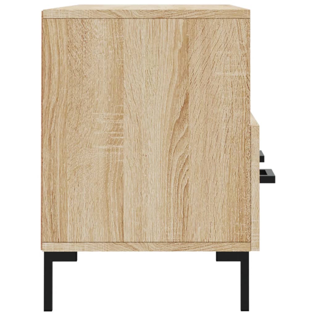 Meuble TV chêne sonoma 102x36x50 cm bois d'ingénierie