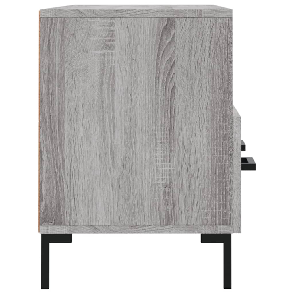 Meuble TV sonoma gris 102x36x50 cm bois d'ingénierie