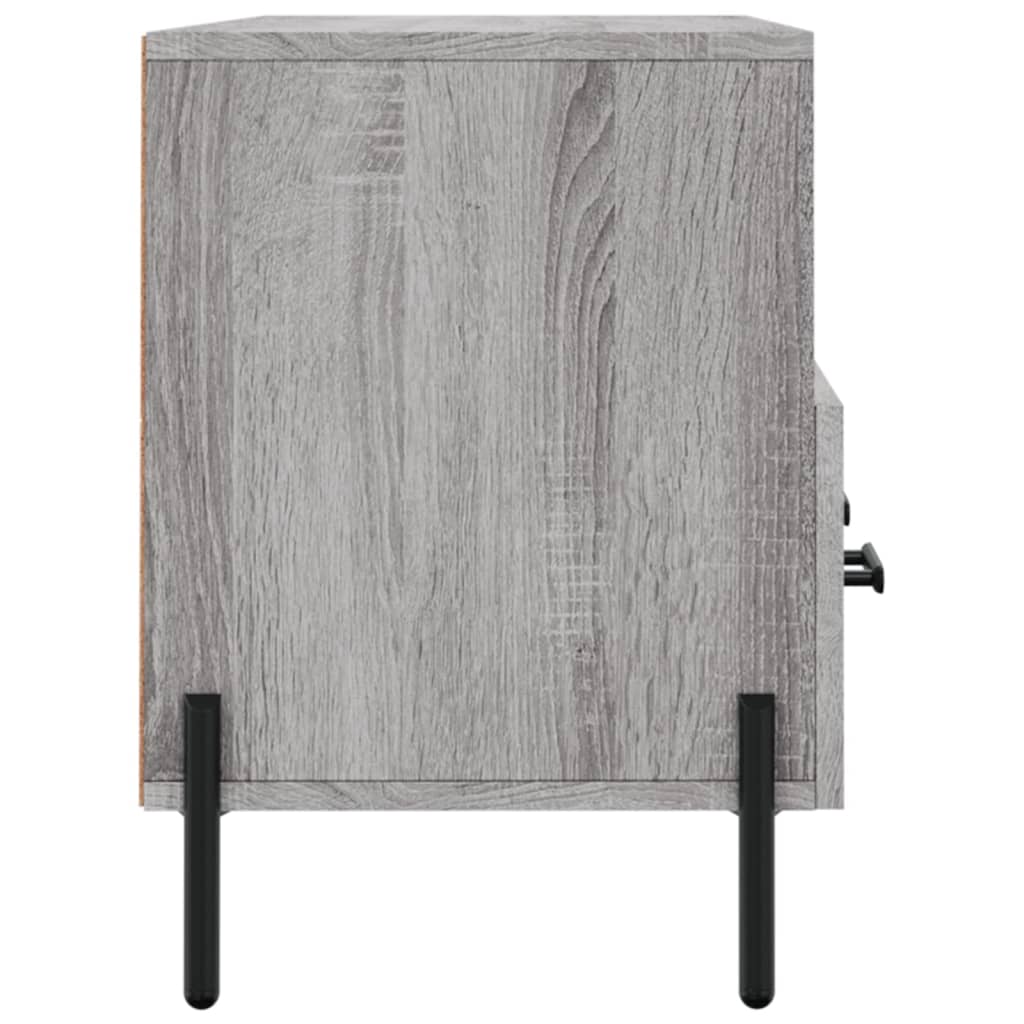 Meuble TV sonoma gris 102x36x50 cm bois d'ingénierie