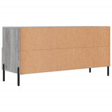 Meuble TV sonoma gris 102x36x50 cm bois d'ingénierie