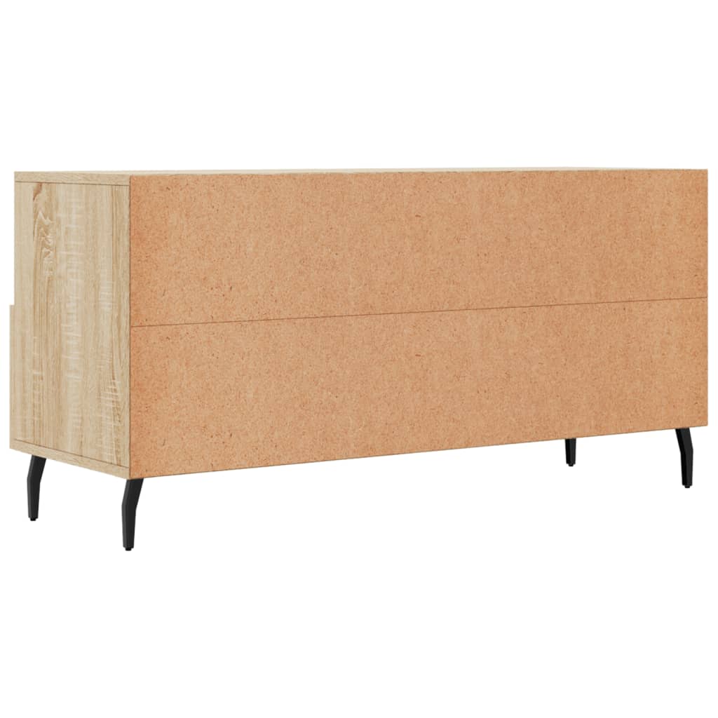 Meuble TV chêne sonoma 102x36x50 cm bois d'ingénierie