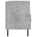 Meuble TV gris béton 102x36x50 cm bois d'ingénierie