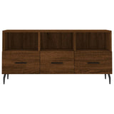 Meuble TV chêne marron 102x36x50 cm bois d'ingénierie