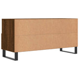 Meuble TV chêne marron 102x36x50 cm bois d'ingénierie