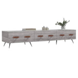 Meuble TV sonoma gris 150x36x30 cm bois d'ingénierie