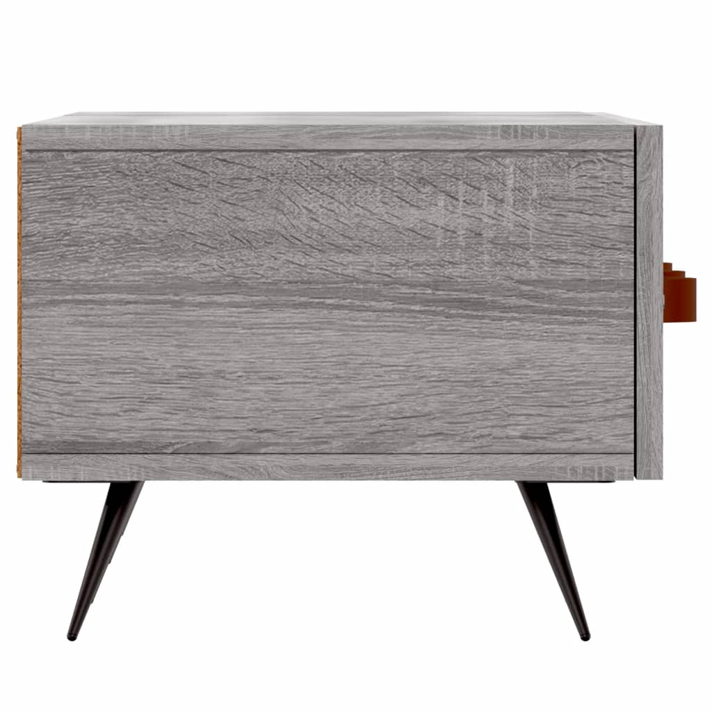 Meuble TV sonoma gris 150x36x30 cm bois d'ingénierie