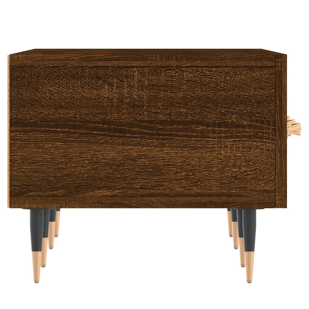 Meuble TV chêne marron 150x36x30 cm bois d'ingénierie