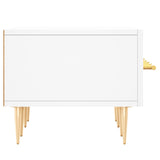 Meuble TV blanc 150x36x30 cm bois d'ingénierie