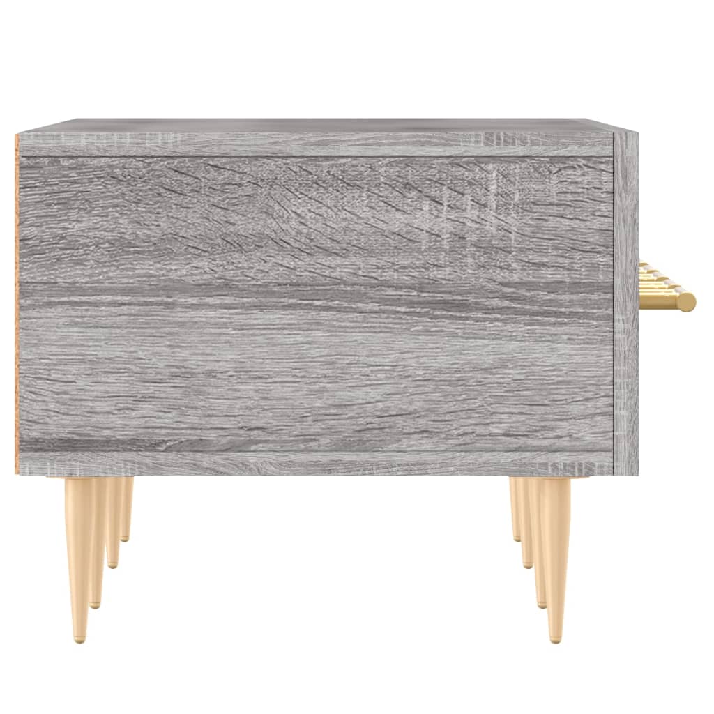 Meuble TV sonoma gris 150x36x30 cm bois d'ingénierie