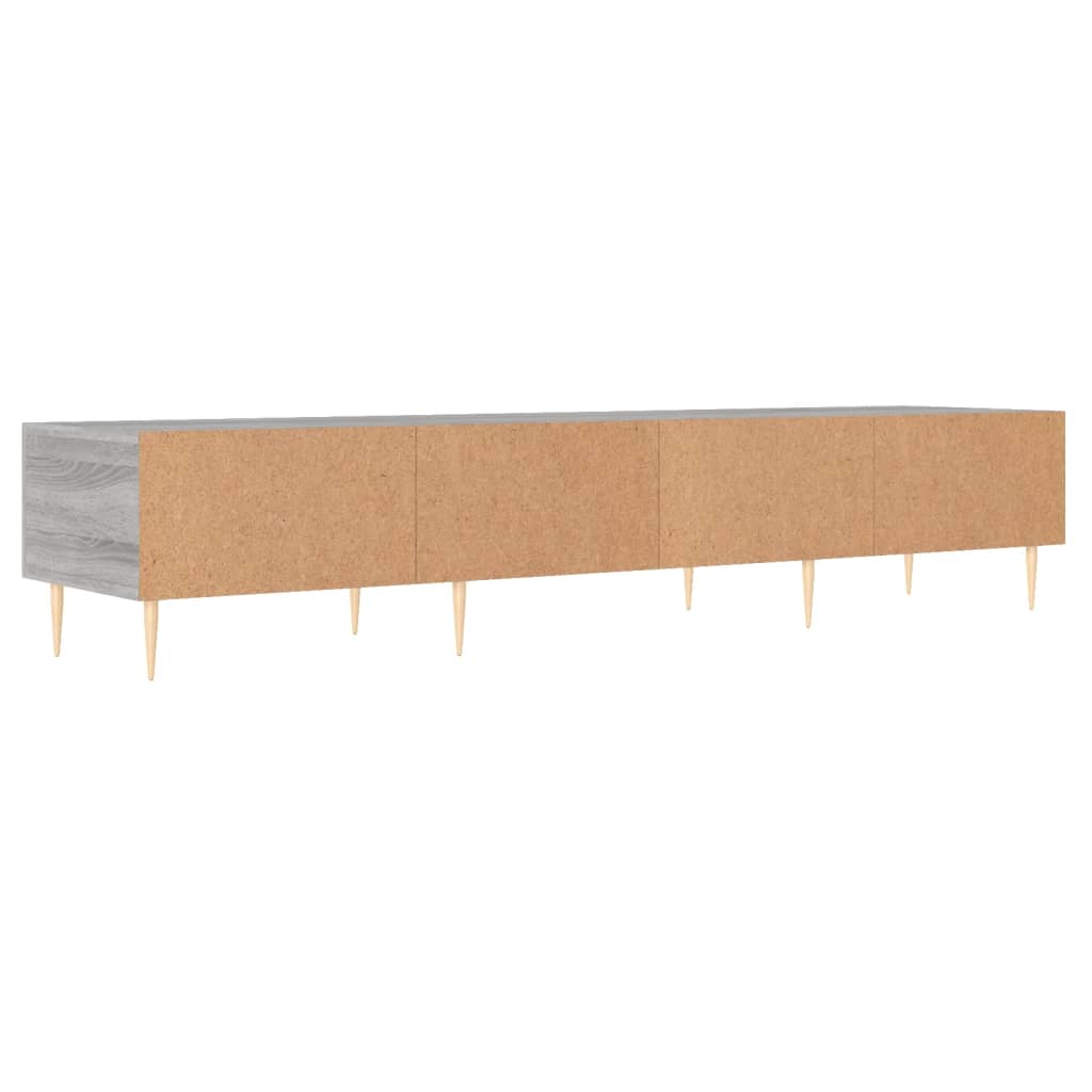 Meuble TV sonoma gris 150x36x30 cm bois d'ingénierie