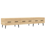 Meuble TV chêne sonoma 150x36x30 cm bois d'ingénierie