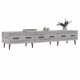 Meuble TV sonoma gris 150x36x30 cm bois d'ingénierie