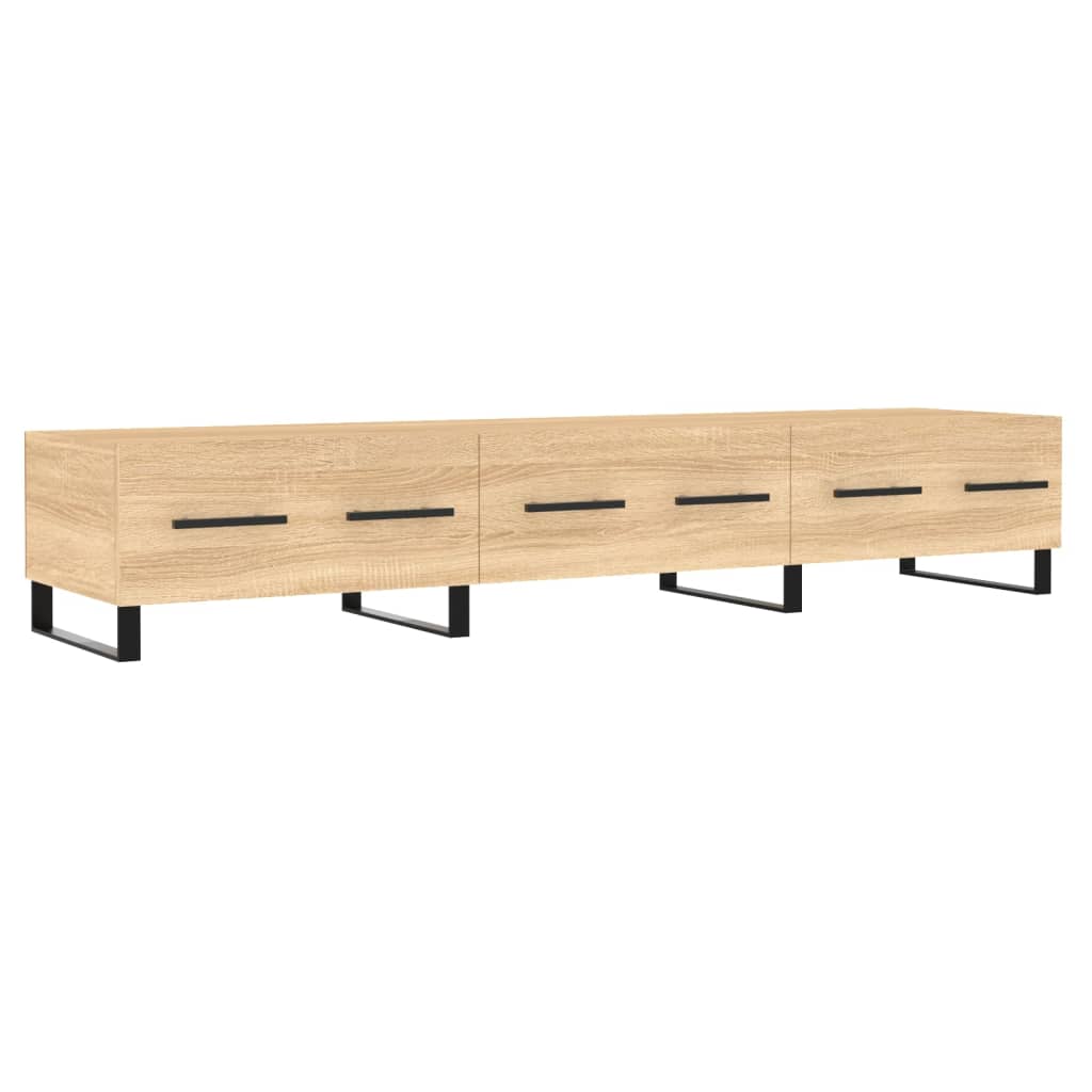 Meuble TV chêne sonoma 150x36x30 cm bois d'ingénierie