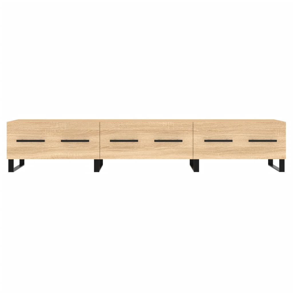 Meuble TV chêne sonoma 150x36x30 cm bois d'ingénierie